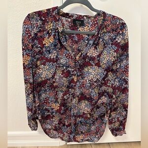 Vici Floral Top Women’s Size Small Long Sleeve